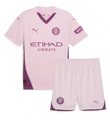 Girona Replica Third Stadium Kit for Kids 2024-25 Short Sleeve (+ pants)